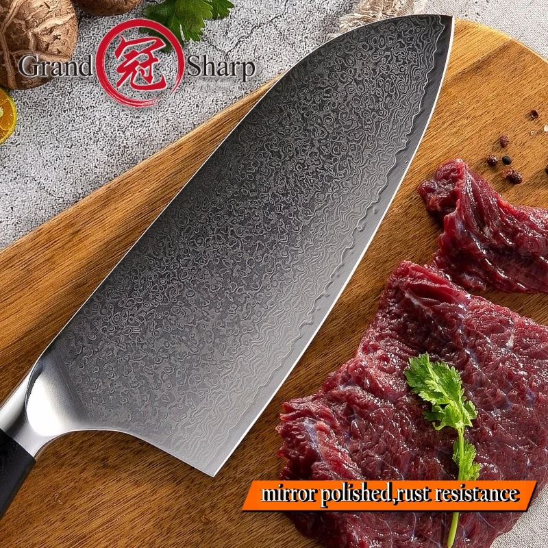 Дамасский кухонный нож vg10, японский дамасский нож из нержавеющей стали, нож для очистки овощей, ножи для обвалки, лучший семейный Рождественский подарок, новинка