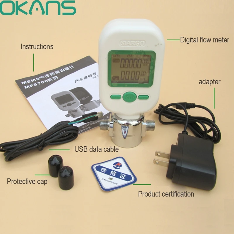 Other Test Meters & Detectors MF5706 MEMS Digital Gas Mass Flowmeters