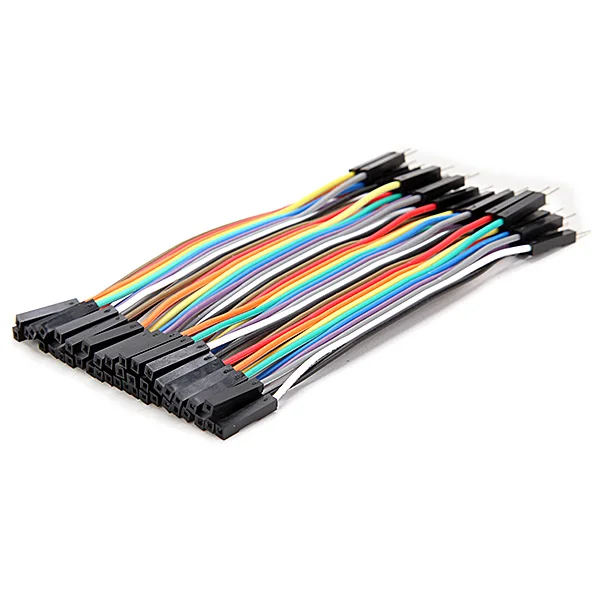 40Pcs 10cm Male To Female cable line Jumper Connector Breadboard for