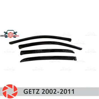 

Window deflector for Hyundai Getz 5D 2002-2011 rain deflector dirt protection car styling decoration accessories molding