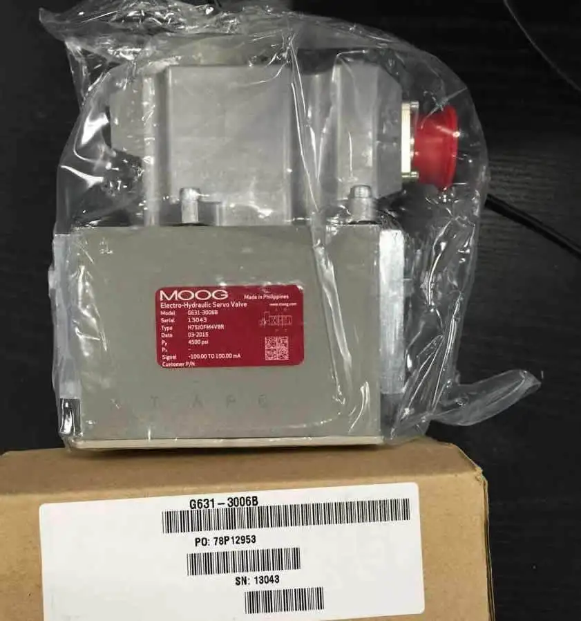 

MOOG G631-3006B H75JOFM4VBR NEW MOOG Proportional servo VALVE