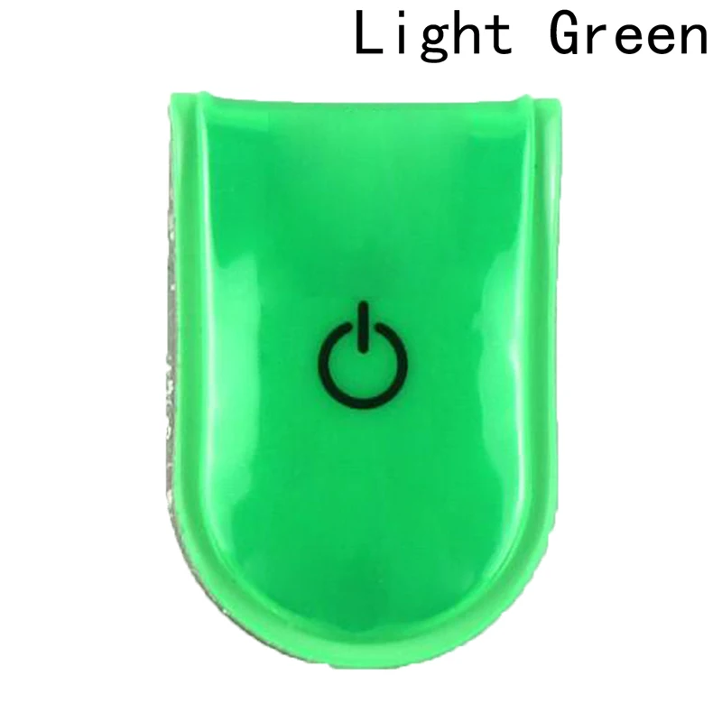 Фонарик для горного велосипеда Велоспорт свет Светодиодная предохранительная лампа светоотражающий магнитный зажим на стробоскопе Бег для ходьбы и велопрогулок велосипедная лампа - Цвет: LG