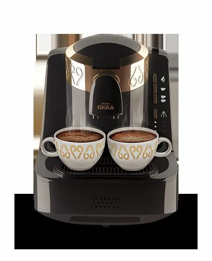 

ARZUM OKKA FULL AUTOMATIC TURKISH COFFEE MAKER Machine +coffee /CHROME/ BLACK