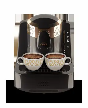 

ARZUM OKKA FULL AUTOMATIC TURKISH COFFEE MAKER Machine +coffee /CHROME/ BLACK