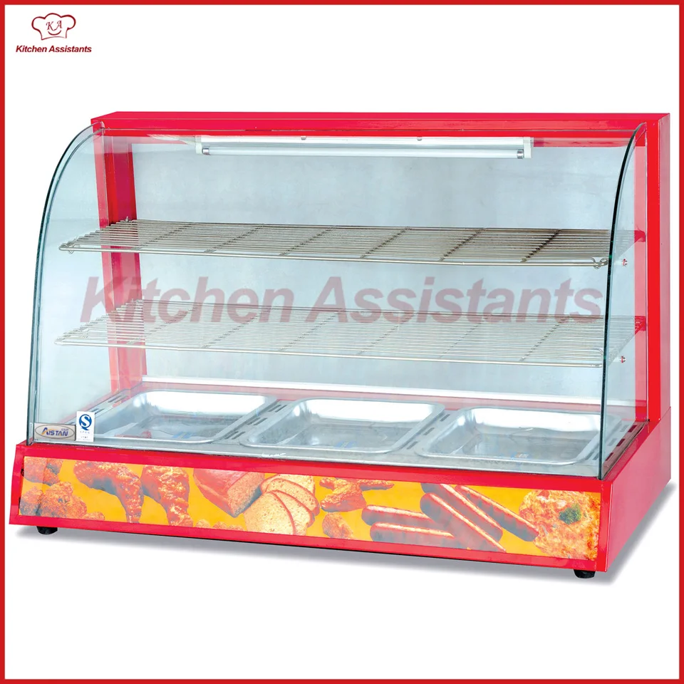 

DH828 commercial electric counter top snack bread display showcase