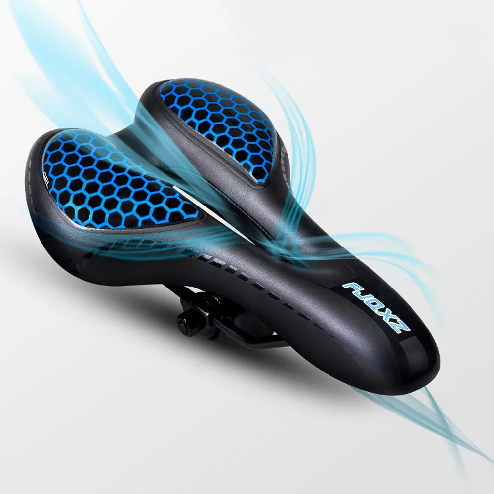 Bike Saddle Waterproof PU Gel Comfort Wide Big Bum Bike Bicycle Gel