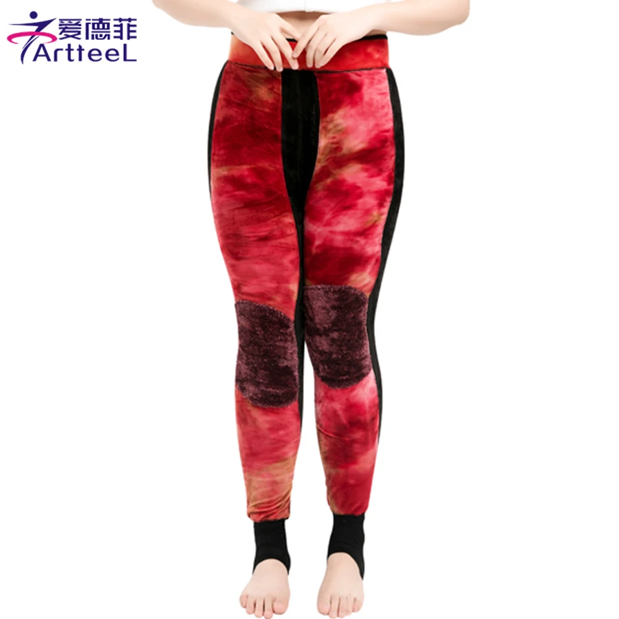 Large size 6XL 2017 Winter Women Pants Warm Plus Thick