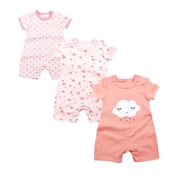 

Redkite newborn baby rompers cute summer baby boy clothes cotton short sleeve