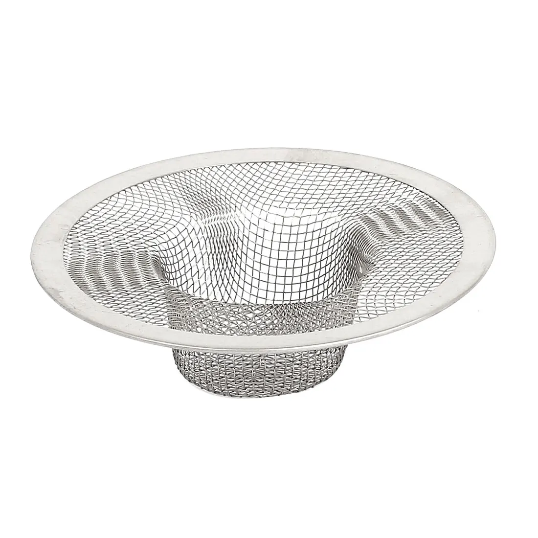 UXCELL Bathroom Metal Mesh Hole Sink Strainer Basket Drain Bathtub Net