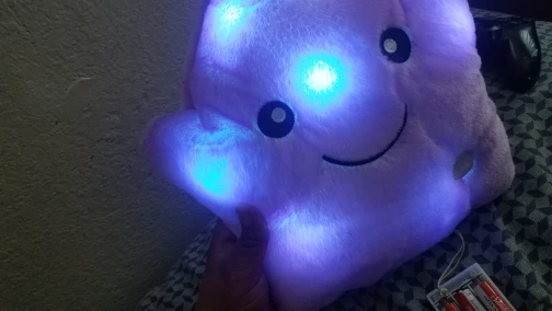 Glowing Star Pillow photo review