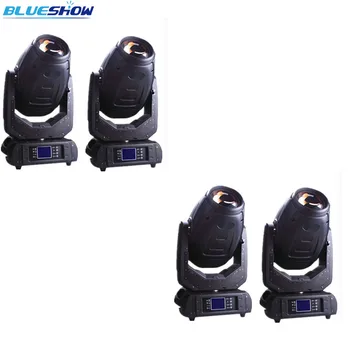

No tax custom, 4pcs/lot Lyre sharpy 280w 10r Beam Spot Wash 3in1 LED Moving Head Light stage equipment DMX