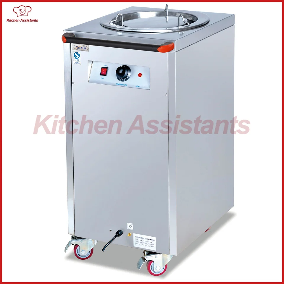 

ER1 commerical mobile electric plate warmer cart