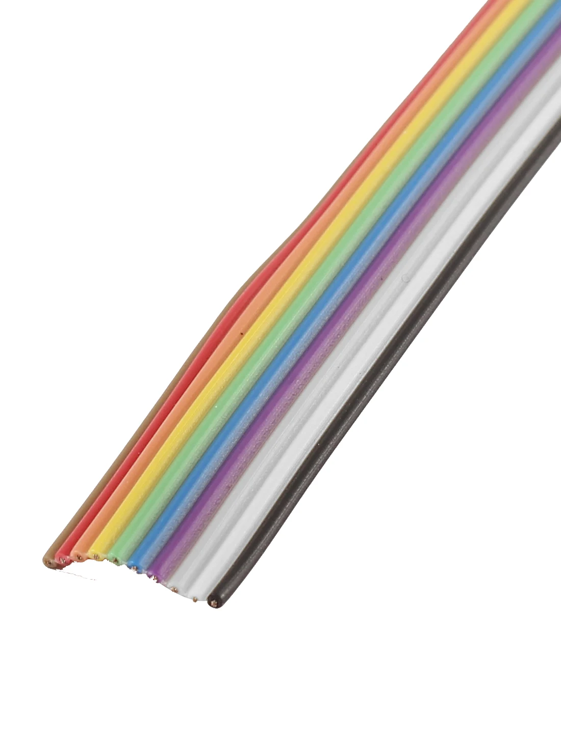 UXCELL 40 футов 12 м длина 10 путь 10 Pin цвета радуги плоский ленточный кабель Idc провод 1,27 мм расстояние Diy