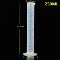 250 мл пластиковый измерительный цилиндр Градуированный Цилиндр подходит для пива и вина Homebrew