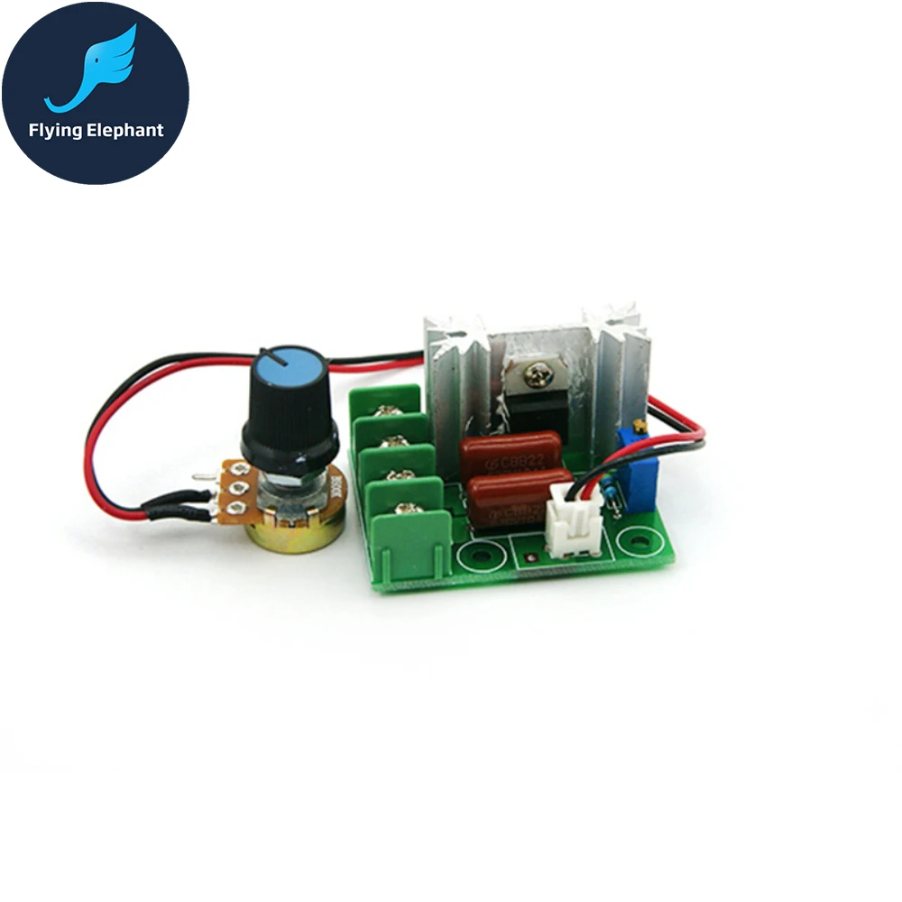 

2000W SCR Electronic Voltage Regulator 220V Dimming Dimmer 25A for Lamp Speed Voltage Temperature Control