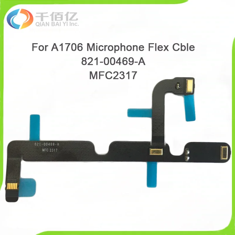 Оригинальный Новый гибкий кабель для микрофона A1706 MacBook Pro Retina 13 '𧠡-00469-A 2016 |