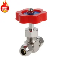 Долговечная игла клапан трубка никелированная латунная вилка игла OD 6 мм/8 мм/10 мм клапан MY26_35