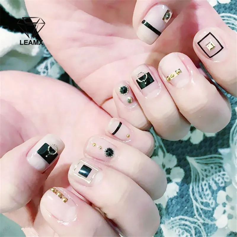 

About1000 PCS/bag Nail Decoration Sticker 3D Stereo Hollow Diamond Shape Nail Manicure Decorative Charm Alloy For Manicure Decor