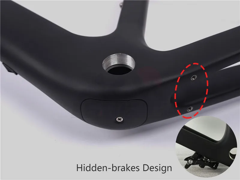 Clearance LEADXUS GAM180 Strong Aero Carbon Fiber Bicycle Frame Road Aero Bike Carbon Frame Many Colors Choice 10