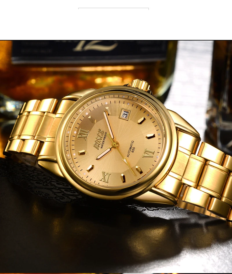 

Waterproof Fashion Wristwatch Montre Homme Genuine Leather Relojes Hombre Quartz Male Business Watch