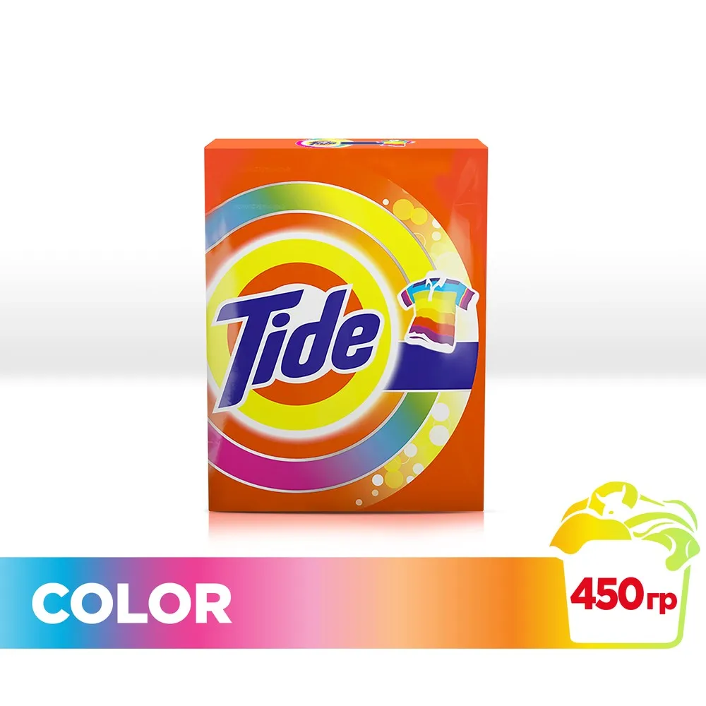 Стиральный порошок Tide Автомат Color 3 стирки 450 гр