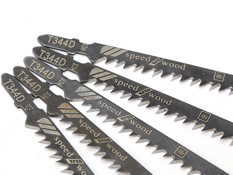 5PCS High Quality 10pcs Hcs HSS Ground Teeth Straight Cutting T-Shank Jig Saw Blade for Wood