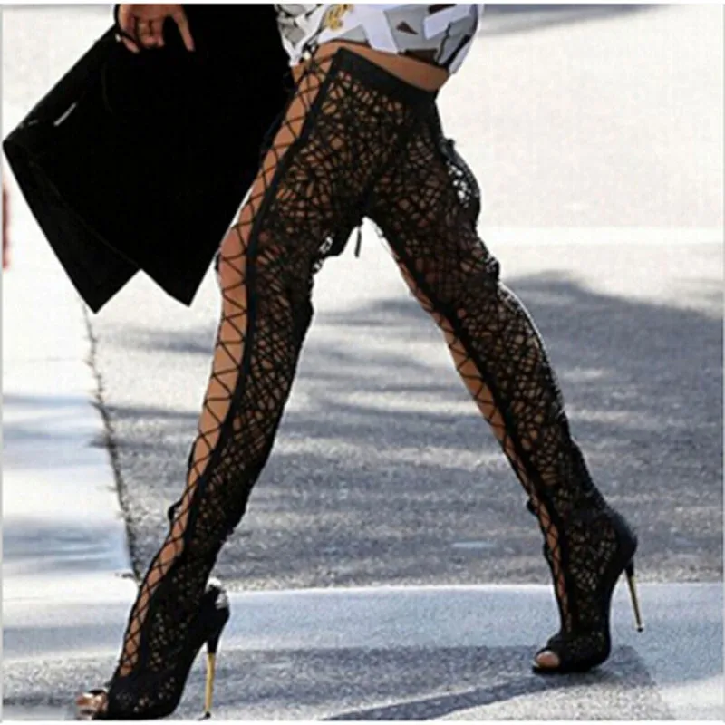 2015-Hot-Celebrity-Sexy-Lace-Up-Thigh-High-Boots-Peep-Toe-Gladiator-High-Heels-Shoes-Woman (2)