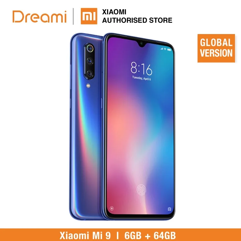 

Global Version Xiaomi Mi 9 64GB ROM 6GB RAM (Official Rom) READY STOCK Mi9