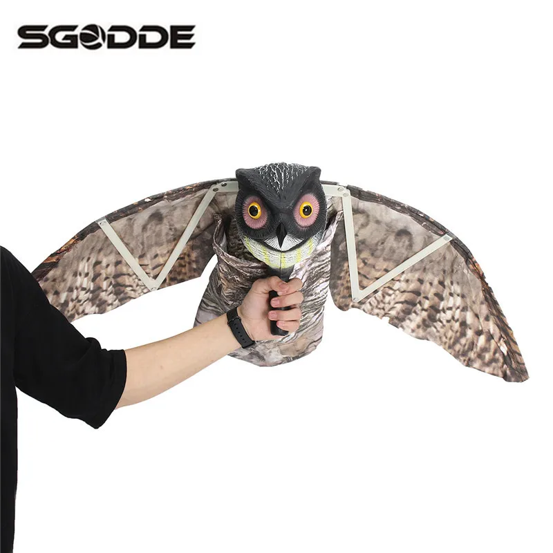 

New Arrival Flying Owl Decoy Garden Mice Pest Scarer Scarecrow Predator Bird Deterrent Repeller for Outdoor Hunting