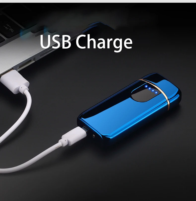 Двойной дуги Usb Зажигалка плазменная Зажигалка Бесплатная лазерный логотип электронная зажигалка Прикуриватель