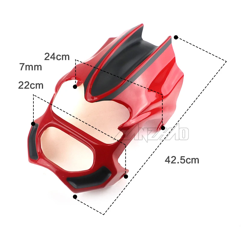 Крышка для фар мотоцикла, модифицированное лобовое стекло, передняя отделка, защита от ветра, красный, желтый, черный, для Honda GROM MSX125SF