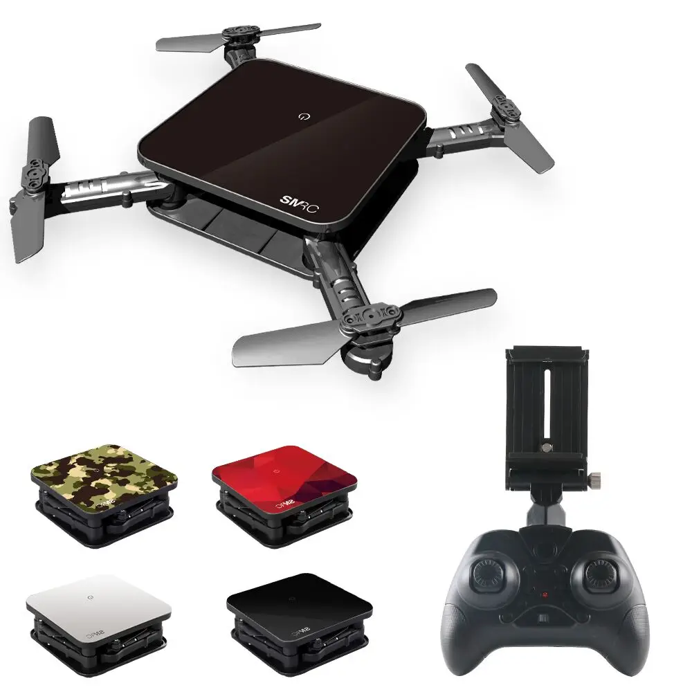 

SMRC S1 mini rc drone with hd wifi camera pocket Selfie 720P WiFi FPV Real Time Folding Helicopter for Chrismas toy boy gift