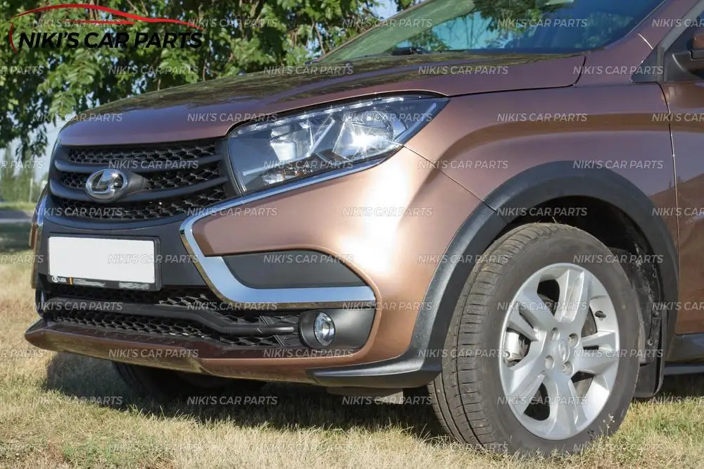 Набор крестиков для Lada X Ray 2015 накладные крылья и боковые юбки 1 комплект/10 шт