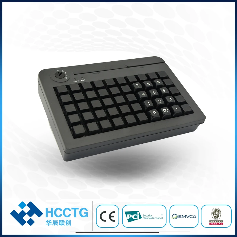 USB и PS/2 интерфейс мини программируемая pos клавиатура с функцией чтения карт