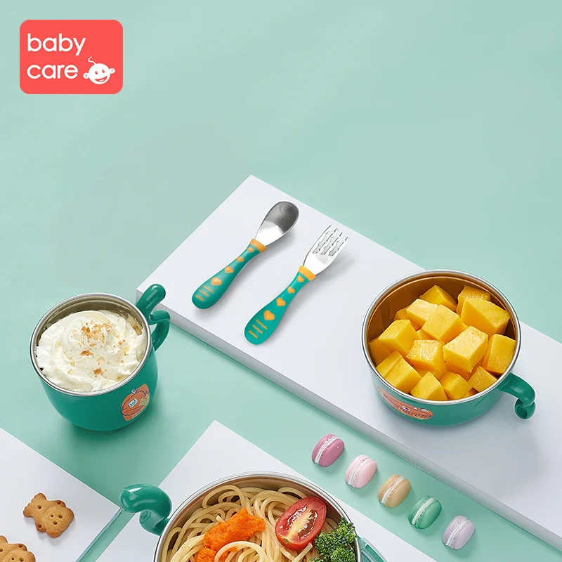 Babycare чаша для кормления детей из нержавеющей стали с постоянной температурой