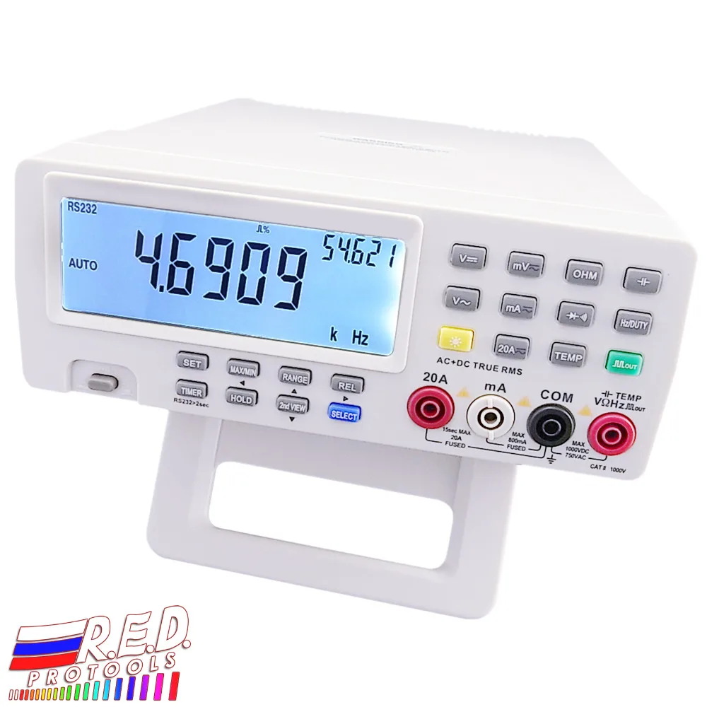 

VICHY VC8145 DMM Digital Bench Top Multimeter Temperature Meter Tester PC Analog 80,000 counts Analog Bar Graph w/ 23 segments