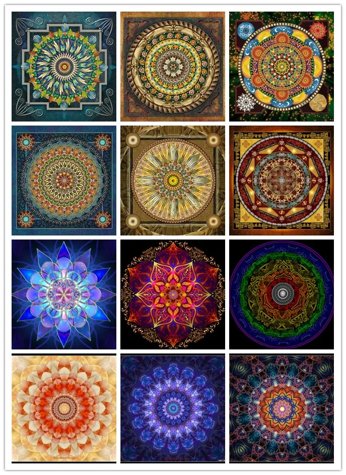 Prezzo Ricamo Contati Punto Croce Kit di Ricamo Artigianato 14 ct DMC FAI DA TE Arte Fatti A Mano Decor Moderna Mandalas