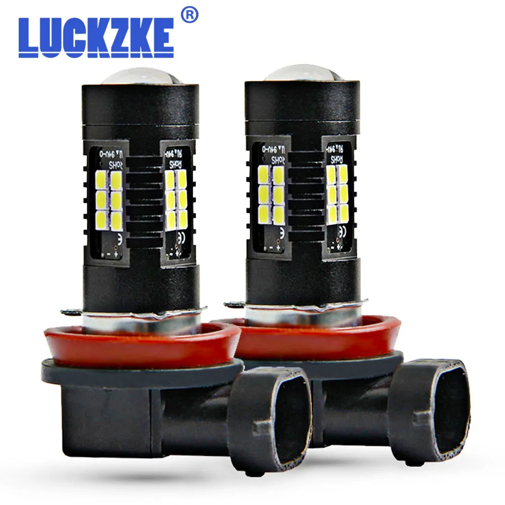 

2pcs Fog Lights H8 H11 LED HB3 9005 HB4 9006 6000K White LED Auto Bulbs For Cars DRL Daytime Running Light Lamp Auto Led 12V