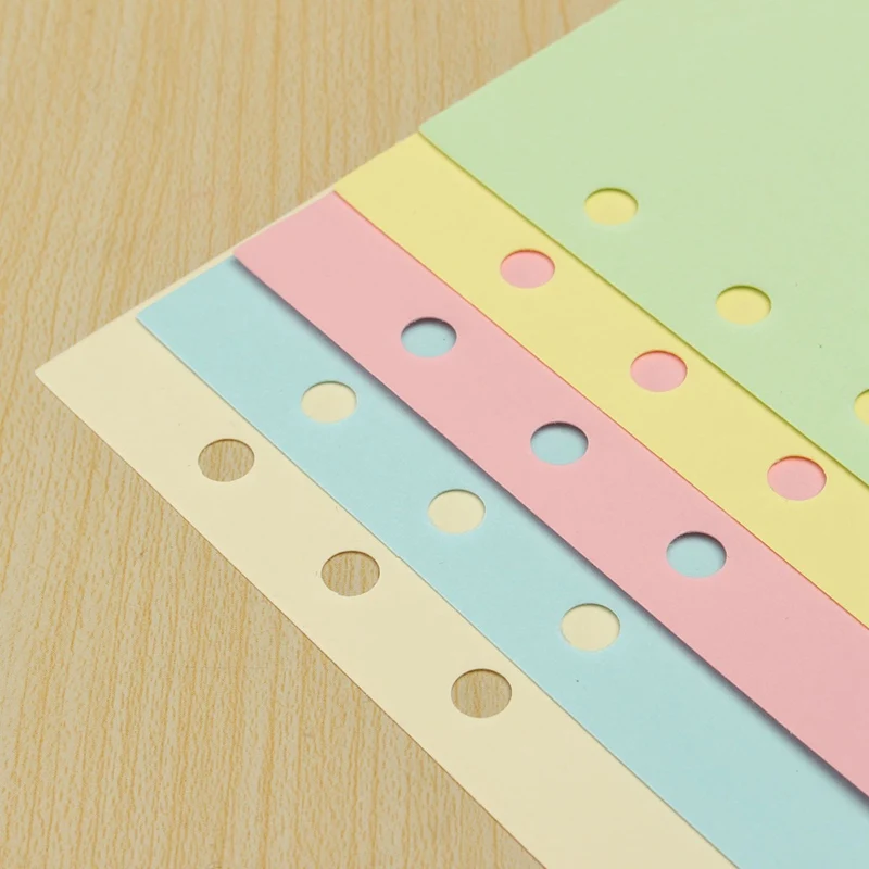 5 шт. 6 отверстий связующий наполнитель для ноутбука Filofax|6 hole binder|a6 papera6 paper refill |