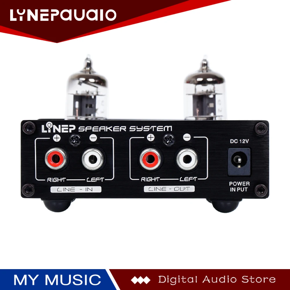 6j1 Vacuum Tube Amplifier Front Stereo Amplifier RCA Signal Input and Output With Sound Adjustment Control