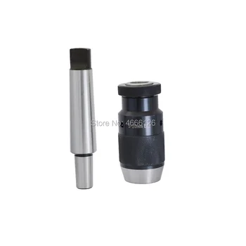 

1Sset #2 MT1 MT2 MT3 MT4 flat tail morse tapper shank MTA2 MTA3 B16 chuck Keyless Drill Chuck Self Tightening