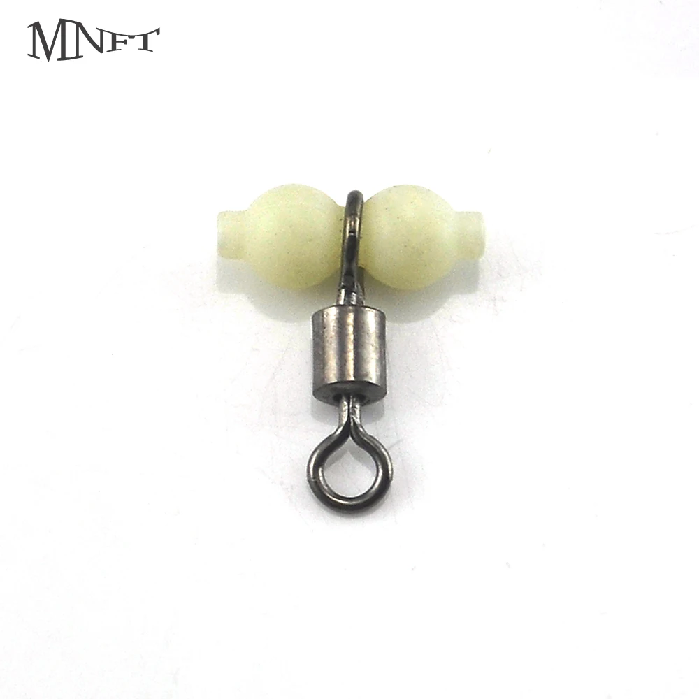 

MNFT 200PCS Luminous Fishing Connector Tackle Accessories Swivels Rolling Swivels Sea Rolling Swivels 3-way Swivels