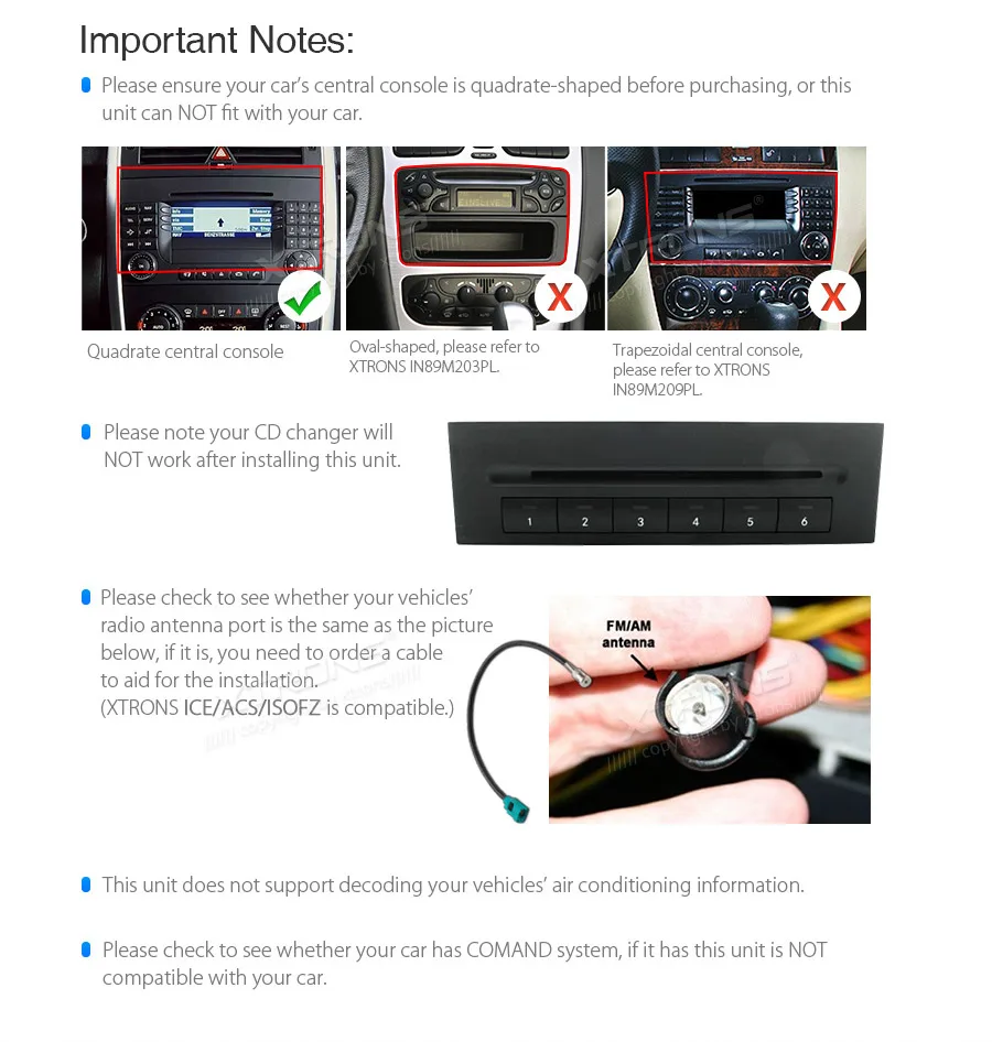 Xtrons Plug Play Design Android 9 0 Car Stereo Multimedia Player For Mercedes Benz W245 W169 W906 W639 Gps Navigation No Dvd Car Multimedia Player Aliexpress