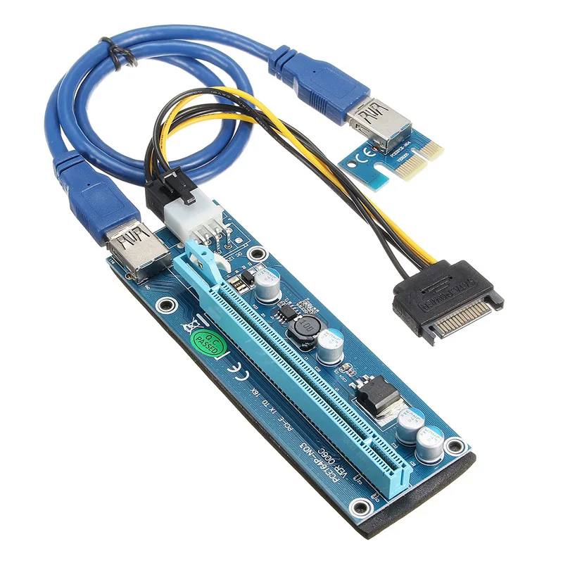 bilder für 5 stücke Neueste 60 CM USB 3.0 15 Pin PCIE PCI-E Express 1X to16X Extender Riser-karte Vorstands Adapter Kabel SATA 15 Pin Stromkabel bilder für 5 stücke Neueste 60 CM USB 3.0 15 Pin PCIE PCI-E Express 1X to16X Extender Riser-karte Vorstands Adapter Kabel SATA 15 Pin Stromkabel