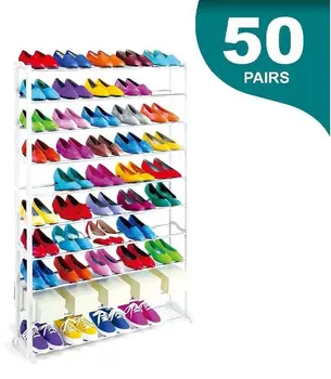 

50 pairs shoes organizer cabinet SHOE RACK SHOE RACK 10 shelving warrenty