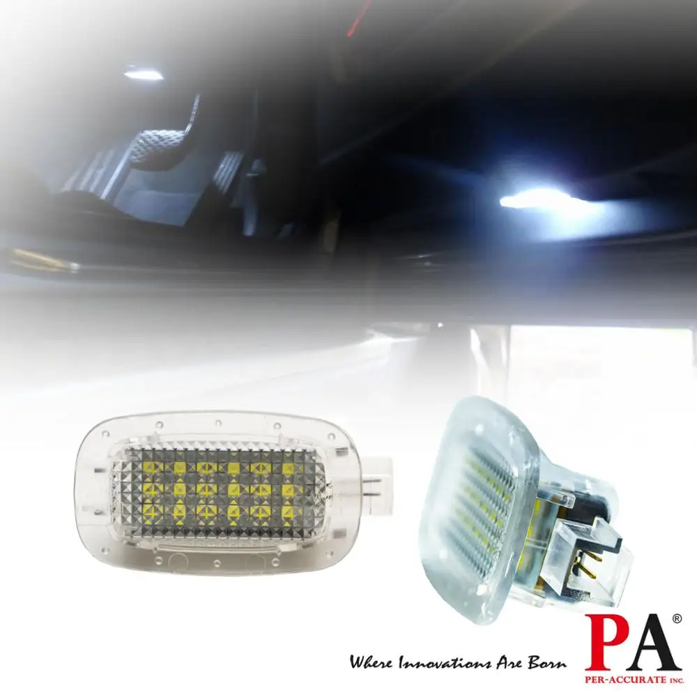 

PA LED 2PCS x Vanity Mirror LED Light Bulb Kit for Mercedes For BENZ W169 A45 C197 W204 W207 W212