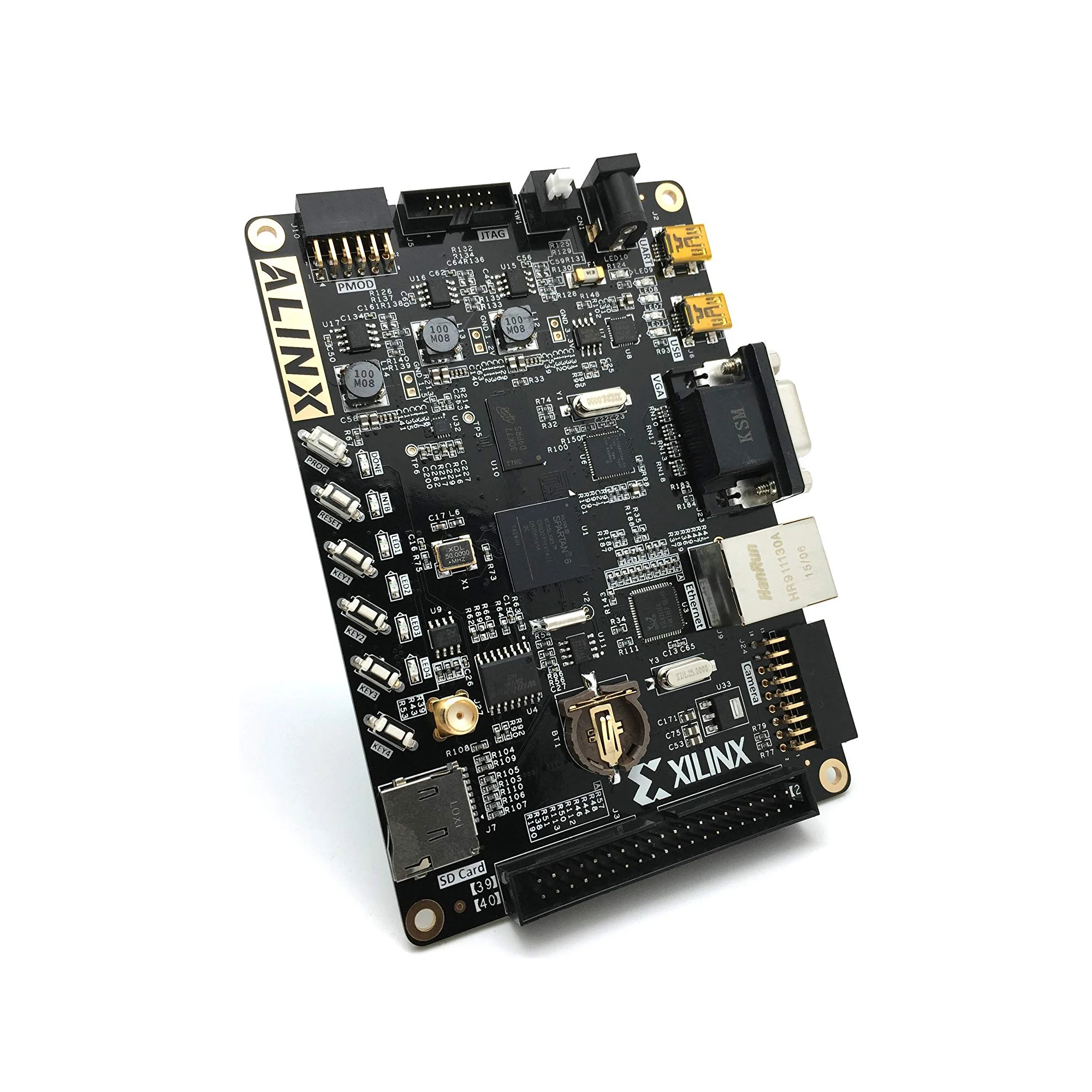 

ShenzhenMaker Store XILINX FPGA Development Board SPARTAN6 LX16/LX45 DDR3 Gigabit Ethernet AX516-LX16/LX45