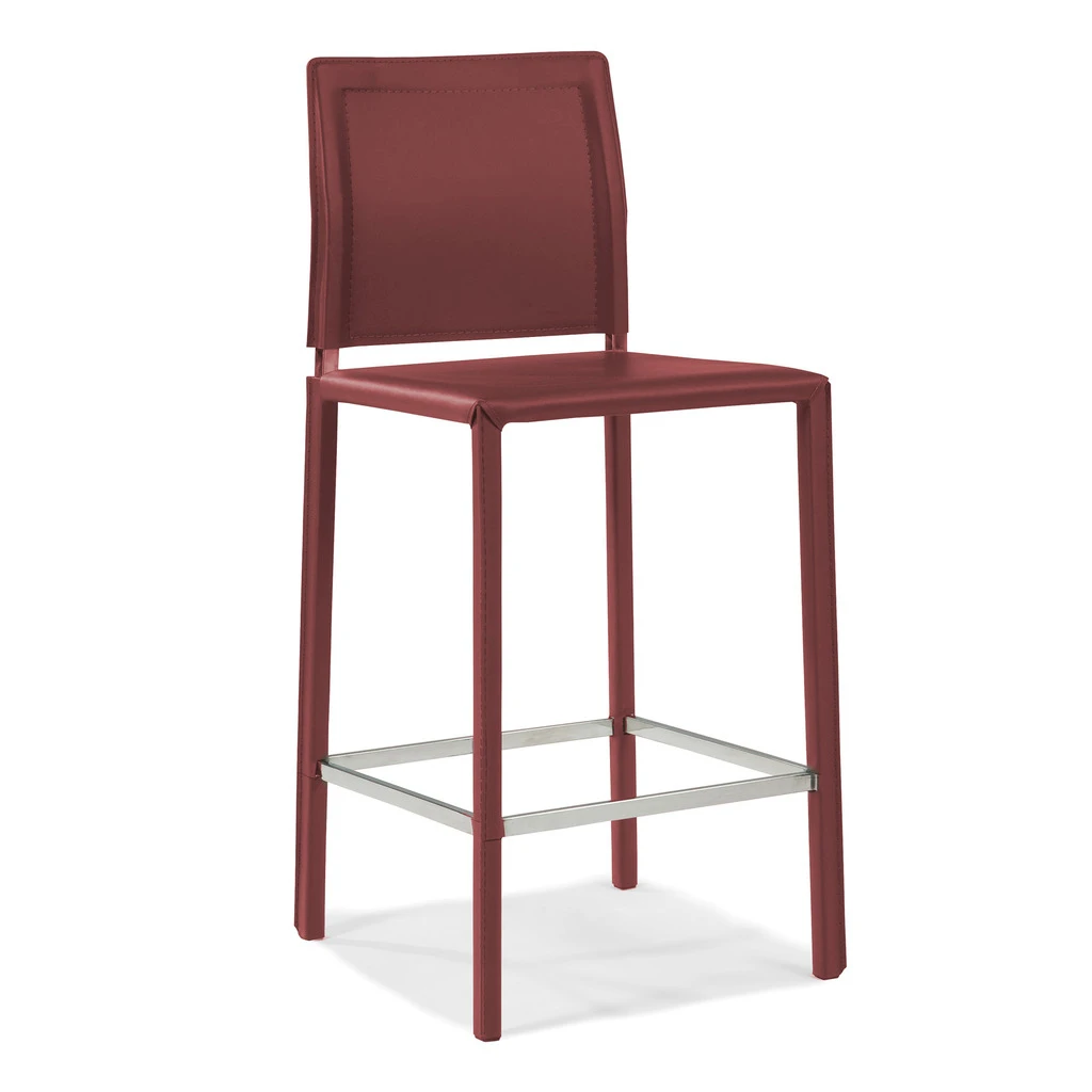 

STALLO COUNTER STOOL DARK RED