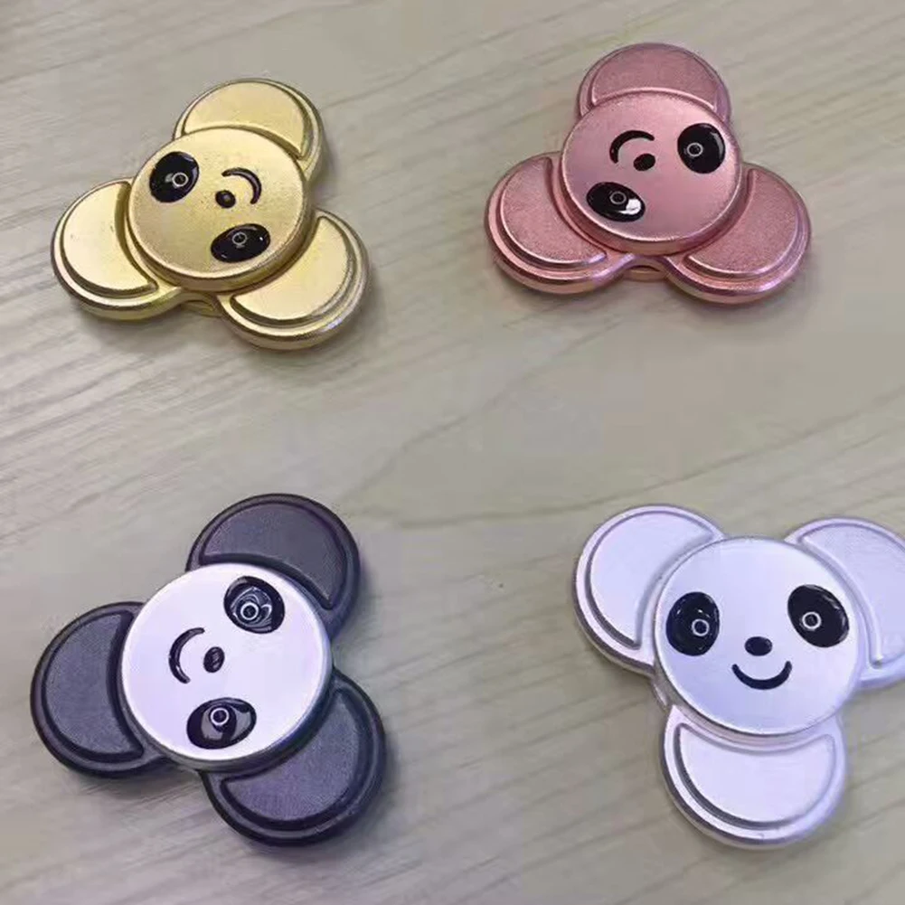 Small Kids Adult Panda Pattern Ceramic Bearing Hand Spinner Alloy Figure Toys | Игрушки и хобби