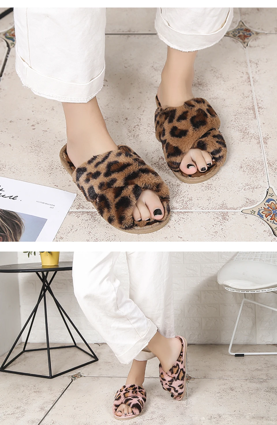 plush slippers